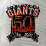 ニューエラ キャップ 9FORTY サンフランシスコ ジャイアンツ MLB 50TH GREY BOTTOM A-FRAME SNAPBACK CAP CREAM