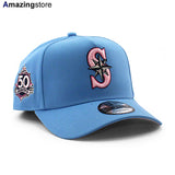 ニューエラ キャップ 9FORTY シアトル マリナーズ MLB 50TH PINK BOTTOM A-FRAME SNAPBACK CAP SKY