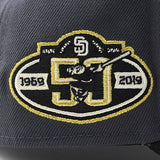 ニューエラ キャップ 9FORTY サンディエゴ パドレス MLB 50TH GREY BOTTOM A-FRAME SNAPBACK CAP DK GRAY