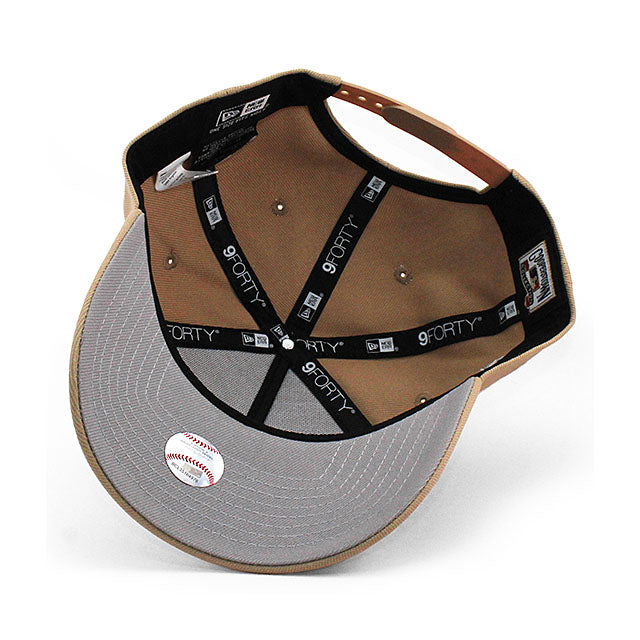 ニューエラ キャップ 9FORTY ロサンゼルス ドジャース MLB 60TH GREY