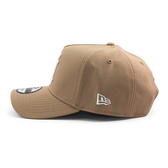 ニューエラ キャップ 9FORTY ロサンゼルス ドジャース MLB 60TH GREY BOTTOM A-FRAME SNAPBACK CAP CAMEL