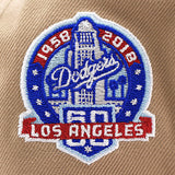 ニューエラ キャップ 9FORTY ロサンゼルス ドジャース MLB 60TH GREY BOTTOM A-FRAME SNAPBACK CAP CAMEL