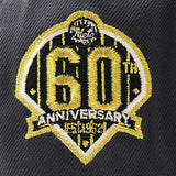 ニューエラ キャップ 9FORTY ニューヨーク メッツ MLB 60TH GREY BOTTOM A-FRAME SNAPBACK CAP DARK GRAY
