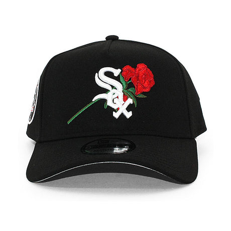 ニューエラ キャップ 9FORTY シカゴ ホワイトソックス MLB COMISKEY PARK 75YEAR GREY BOTTOM A-FRAME SNAPBACK CAP BLACK