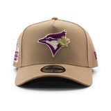 ニューエラ キャップ 9FORTY トロント ブルージェイズ MLB 1991 ALL STAR GAME PURPLE BOTTOM A-FRAME SNAPBACK CAP CAMEL