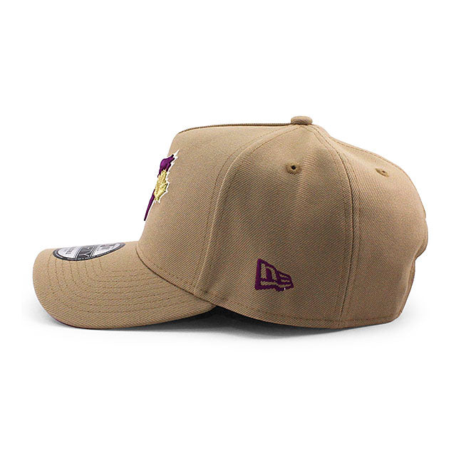 ニューエラ キャップ 9FORTY トロント ブルージェイズ MLB 1991 ALL STAR GAME PURPLE BOTTOM A-FRAME SNAPBACK CAP CAMEL