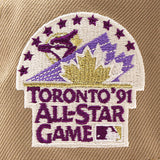 ニューエラ キャップ 9FORTY トロント ブルージェイズ MLB 1991 ALL STAR GAME PURPLE BOTTOM A-FRAME SNAPBACK CAP CAMEL