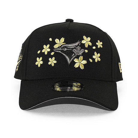 ニューエラ キャップ 9FORTY トロント ブルージェイズ MLB 1993 WORLD SERIES GREY BOTTOM A-FRAME SNAPBACK CAP BLACK