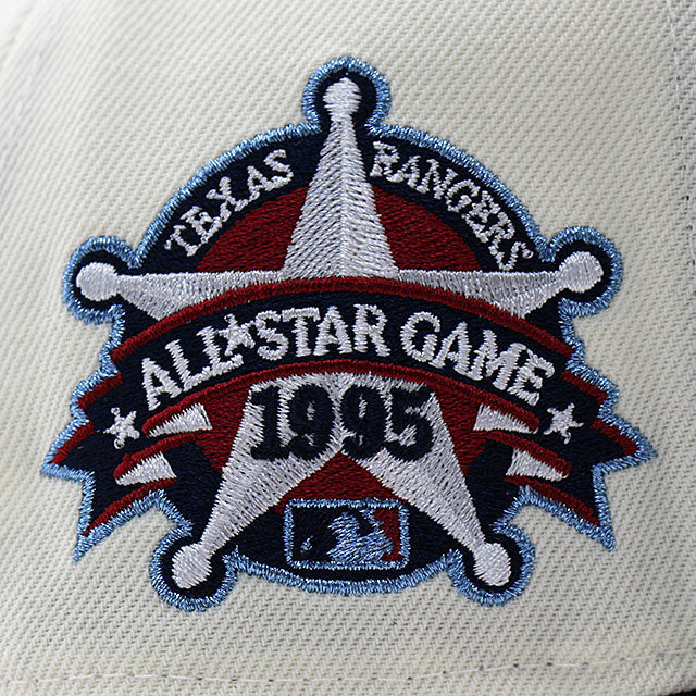 ニューエラ キャップ 9FORTY テキサス レンジャーズ MLB 1995 ALL STAR GAME GREY BOTTOM A-FRAME SNAPBACK CAP CREAM