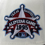 ニューエラ キャップ 9FORTY テキサス レンジャーズ MLB 1995 ALL STAR GAME GREY BOTTOM A-FRAME SNAPBACK CAP CREAM