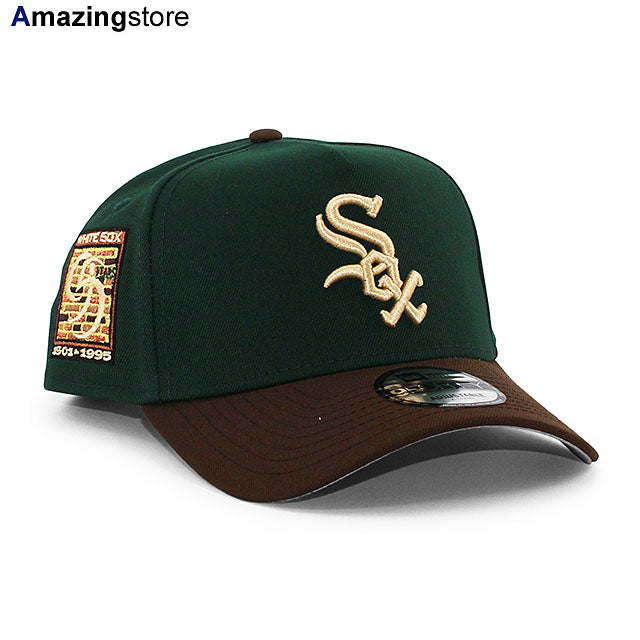 ニューエラ キャップ 9FORTY シカゴ ホワイトソックス MLB 95TH GREY BOTTOM A-FRAME SNAPBACK CAP GREEN