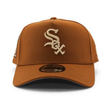 ニューエラ キャップ 9FORTY シカゴ ホワイトソックス MLB 95TH GREY BOTTOM A-FRAME SNAPBACK CAP BROWN