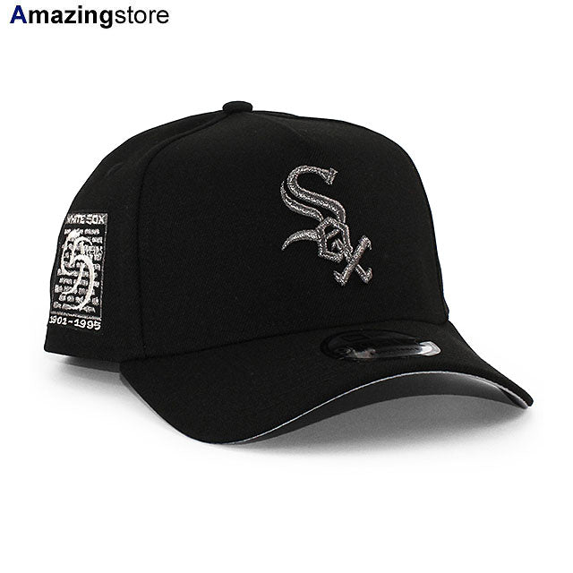 ニューエラ キャップ 9FORTY シカゴ ホワイトソックス MLB 95TH GREY BOTTOM A-FRAME SNAPBACK CAP BLACK