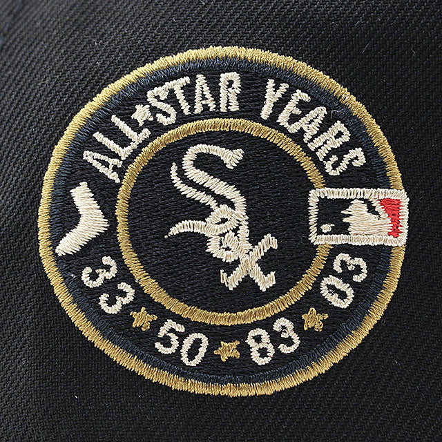 ニューエラ キャップ 9FORTY シカゴ ホワイトソックス MLB ALL STAR YEARS GREY BOTTOM A-FRAME SNAPBACK CAP BLACK