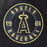 ニューエラ キャップ 9FORTY ロサンゼルス エンゼルス MLB MLB 1961 INAUGURAL SEASON GREY BOTTOM A-FRAME SNAPBACK CAP BLACK