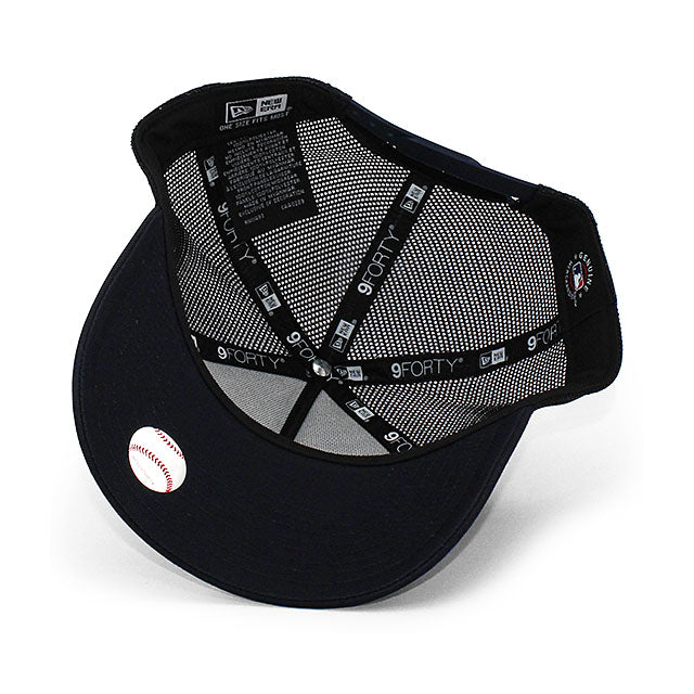 ニューエラ メッシュキャップ 9FORTY ヒューストン アストロズ MLB A-FRAME TRUCKER MESH CAP NAVY