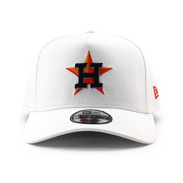 ニューエラ キャップ 9FORTY ヒューストン アストロズ MLB A-FRAME SNAPBACK CAP WHITE