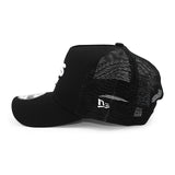 ニューエラ メッシュキャップ 9FORTY オークランド アスレチックス MLB A-FRAME TRUCKER MESH CAP BLACK