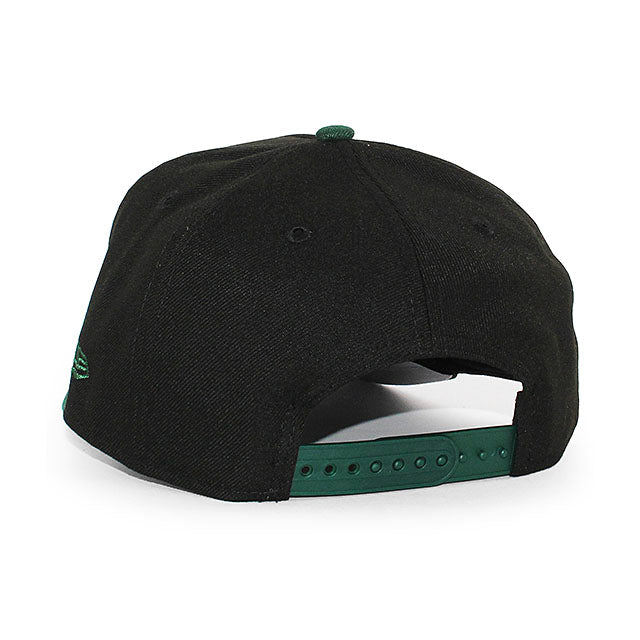 ニューエラ キャップ スナップバック 9FORTY オークランド アスレチックス MLB OAKLAND COLISEUM GREY BOTTOM A-FRAME SNAPBACK CAP BLACK