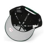 ニューエラ キャップ スナップバック 9FORTY オークランド アスレチックス MLB OAKLAND COLISEUM GREY BOTTOM A-FRAME SNAPBACK CAP BLACK