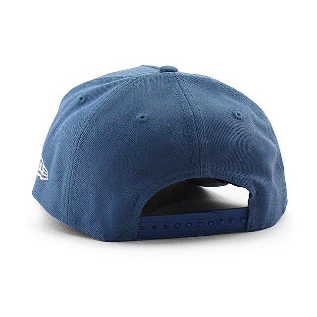 ニューエラ キャップ  9FORTY オークランド アスレチックス MLB 1968-2024 OAKLAND COLISEUM GREY BOTTOM A-FRAME SNAPBACK CAP F BLUE
