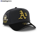 ニューエラ キャップ 9FORTY オークランド アスレチックス MLB 100TH GREY BOTTOM A-FRAME SNAPBACK CAP DK GRAY