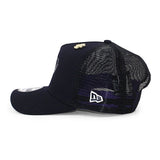 BIG LEAGUE CHEWモデル ニューエラ メッシュキャップ 9FORTY アトランタ ブレーブス MLB A-FRAME TRUCKER MESH CAP NAVY
