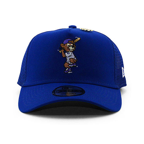 BIG LEAGUE CHEWモデル ニューエラ メッシュキャップ 9FORTY シカゴ カブス MLB A-FRAME TRUCKER MESH CAP ROYAL