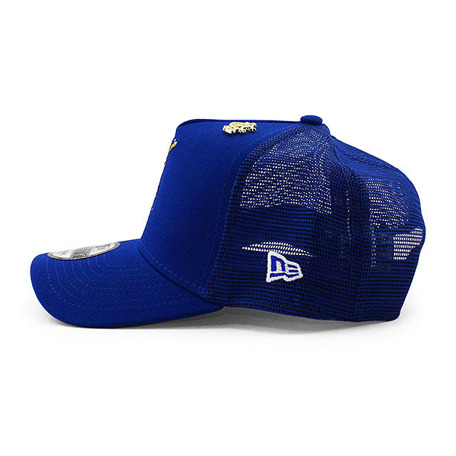 BIG LEAGUE CHEWモデル ニューエラ メッシュキャップ 9FORTY シカゴ カブス MLB A-FRAME TRUCKER MESH CAP ROYAL