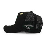 BIG LEAGUE CHEWモデル ニューエラ メッシュキャップ 9FORTY ボルチモア オリオールズ MLB A-FRAME TRUCKER MESH CAP BLACK