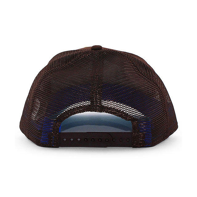 BIG LEAGUE CHEWモデル ニューエラ メッシュキャップ 9FORTY サンディエゴ パドレス MLB A-FRAME TRUCKER MESH CAP BROWN