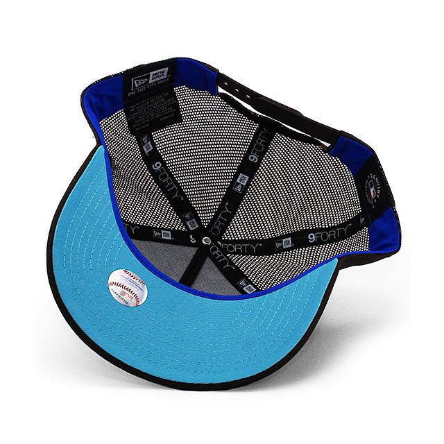 BIG LEAGUE CHEWモデル ニューエラ メッシュキャップ 9FORTY サンディエゴ パドレス MLB A-FRAME TRUCKER MESH CAP BROWN