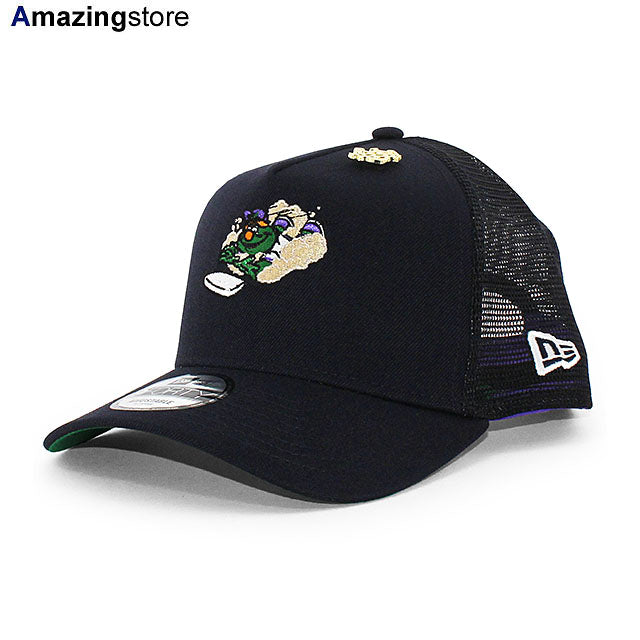 BIG LEAGUE CHEWモデル ニューエラ メッシュキャップ 9FORTY ボストン レッドソックス MLB A-FRAME TRUCKER MESH CAP NAVY