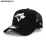 ニューエラ メッシュキャップ 9FORTY トロント ブルージェイズ MLB A-FRAME TRUCKER MESH CAP BLACK
