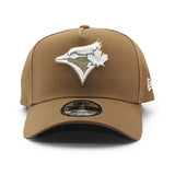 ニューエラ キャップ 9FORTY トロント ブルージェイズ MLB A-FRAME SNAPBACK CAP KHAKI
