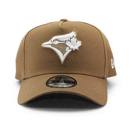 ニューエラ キャップ 9FORTY トロント ブルージェイズ MLB A-FRAME SNAPBACK CAP KHAKI