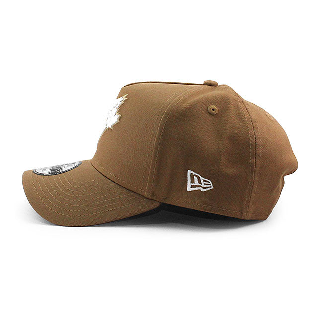 FBM 木製バーエンドキャップ ニューエラ キャップ 9FORTY トロント ブルージェイズ MLB A-FRAME