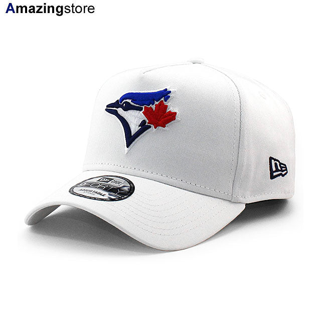 ニューエラ キャップ 9FORTY トロント ブルージェイズ MLB A-FRAME SNAPBACK CAP WHITE