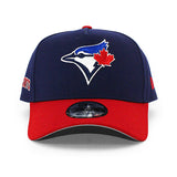 ニューエラ キャップ 9FORTY トロント ブルージェイズ MLB GREY BOTTOM A-FRAME SNAPBACK CAP NAVY
