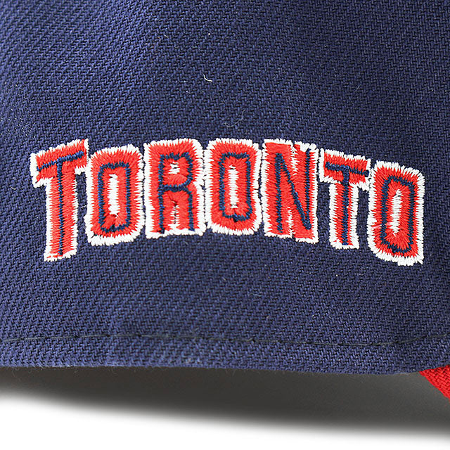 ニューエラ キャップ 9FORTY トロント ブルージェイズ MLB GREY BOTTOM A-FRAME SNAPBACK CAP NAVY