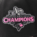 ニューエラ キャップ 9FORTY トロント ブルージェイズ MLB 2025 AMERICAN LEAGUE CHAMPIONS PINK BOTTOM A-FRAME SNAPBACK CAP BLACK