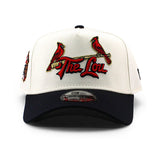 ニューエラ キャップ 9FORTY セントルイス カージナルス MLB BUSCH STADIUM FINALS SEASON GREEN BOTTOM A-FRAME SNAPBACK CAP CREAM