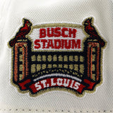 ニューエラ キャップ 9FORTY セントルイス カージナルス MLB BUSCH STADIUM FINALS SEASON GREEN BOTTOM A-FRAME SNAPBACK CAP CREAM