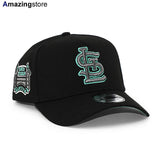 ニューエラ キャップ 9FORTY セントルイス カージナルス MLB BUSCH STADIUM FINALS SEASON TIFFANY BOTTOM A-FRAME SNAPBACK CAP BLACK