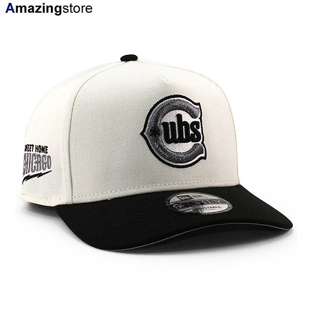 ニューエラ キャップ 9FORTY シカゴ カブス MLB SWEET HOME CHICAGO GREY BOTTOM A-FRAME SNAPBACK CAP CREAM