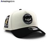ニューエラ キャップ 9FORTY シカゴ カブス MLB BE ALERT FOR FOUL BALLS GREY BOTTOM A-FRAME SNAPBACK CAP CREAM