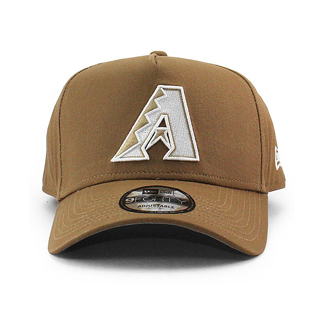 ニューエラ キャップ 9FORTY アリゾナ ダイヤモンドバックス MLB A-FRAME SNAPBACK CAP KHAKI
