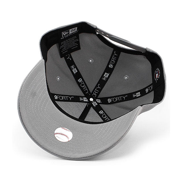 ニューエラ キャップ 9FORTY ロサンゼルス ドジャース MLB A-FRAME SNAPBACK CAP GRAY