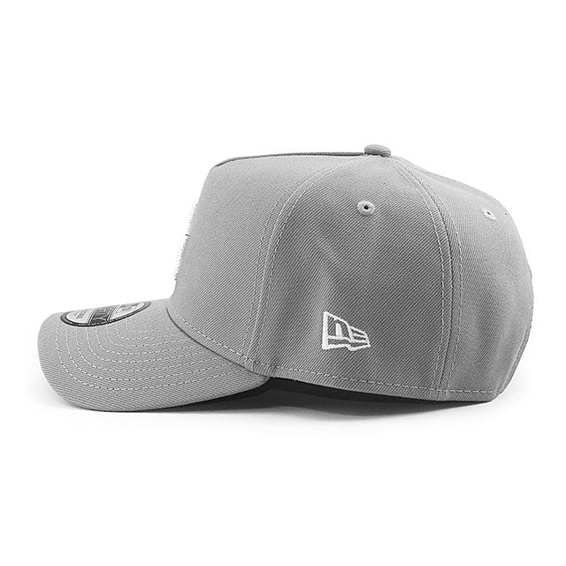 ニューエラ キャップ 9FORTY ロサンゼルス ドジャース MLB A-FRAME SNAPBACK CAP GRAY