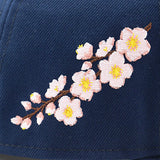 ニューエラ キャップ 9FORTY ロサンゼルス ドジャース MLB SAKURA PINK BOTTOM A-FRAME SNAPBACK CAP NAVY